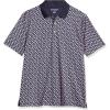 imageAmazon Essentials Mens Golf Polo Shirt MoistureWicking Quick Dry Short SleeveNavy Seashells
