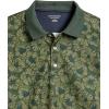 imageAmazon Essentials Mens Golf Polo Shirt MoistureWicking Quick Dry Short SleeveOlive Hibiscus Flower