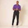 imageAmazon Essentials Mens Golf Polo Shirt MoistureWicking Quick Dry Short SleevePurple Heather
