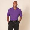 imageAmazon Essentials Mens Golf Polo Shirt MoistureWicking Quick Dry Short SleevePurple Heather