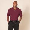 imageAmazon Essentials Mens Golf Polo Shirt MoistureWicking Quick Dry Short SleeveRich Burgundy