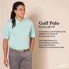 imageAmazon Essentials Mens Golf Polo Shirt MoistureWicking Quick Dry Short SleeveRoyal Blue White Mini Stripe