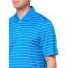 imageAmazon Essentials Mens Golf Polo Shirt MoistureWicking Quick Dry Short SleeveRoyal Blue White Mini Stripe