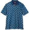 imageAmazon Essentials Mens Golf Polo Shirt MoistureWicking Quick Dry Short SleeveTeal Blue Birds Print