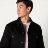 imageAmazon Essentials Mens Low Stretch RegularFit Denim JacketBlack