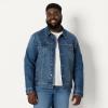 imageAmazon Essentials Mens Low Stretch RegularFit Denim JacketStone Medium Wash