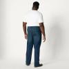 imageAmazon Essentials Mens Low Stretch StraightFit Bootcut JeanTinted Dark Wash