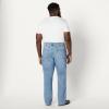 imageAmazon Essentials Mens Low Stretch StraightFit Bootcut JeanTinted Light Wash