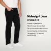 imageAmazon Essentials Mens Low Stretch StraightFit JeanBlack