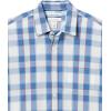 imageAmazon Essentials Mens RegularFit ShortSleeve Poplin ShirtBlue Checked
