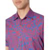 imageAmazon Essentials Mens RegularFit ShortSleeve Poplin ShirtBlue Floral