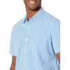 imageAmazon Essentials Mens RegularFit ShortSleeve Poplin ShirtBlue Gingham