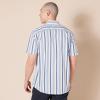 imageAmazon Essentials Mens RegularFit ShortSleeve Poplin ShirtBlue White Stripe
