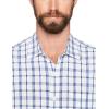 imageAmazon Essentials Mens RegularFit ShortSleeve Poplin ShirtDark Blue White Plaid