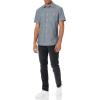 imageAmazon Essentials Mens RegularFit ShortSleeve Poplin ShirtGrey