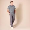 imageAmazon Essentials Mens RegularFit ShortSleeve Poplin ShirtGrey