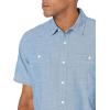 imageAmazon Essentials Mens RegularFit ShortSleeve Poplin ShirtMedium Blue