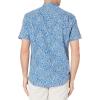 imageAmazon Essentials Mens RegularFit ShortSleeve Poplin ShirtNavy Floral