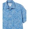 imageAmazon Essentials Mens RegularFit ShortSleeve Poplin ShirtNavy Floral
