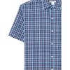 imageAmazon Essentials Mens RegularFit ShortSleeve Poplin ShirtNavy Plaid
