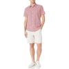 imageAmazon Essentials Mens RegularFit ShortSleeve Poplin ShirtWashed Red Roses