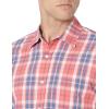 imageAmazon Essentials Mens RegularFit ShortSleeve Poplin ShirtWashed Red Windowpane