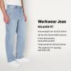 imageAmazon Essentials Mens Rigid RelaxedFit Workwear Carpenter JeanVintage Blue