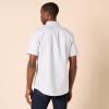 imageAmazon Essentials Mens SlimFit Short Sleeve Stretch Oxford Shirt with PocketLight Grey