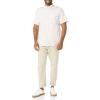 imageAmazon Essentials Mens SlimFit Short Sleeve Stretch Oxford Shirt with PocketPale Pink
