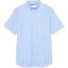 imageAmazon Essentials Mens SlimFit Short Sleeve Stretch Oxford Shirt with PocketPowder Blue