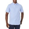 imageAmazon Essentials Mens SlimFit Short Sleeve Stretch Oxford Shirt with PocketPowder Blue