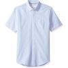 imageAmazon Essentials Mens SlimFit ShortSleeve Pocket Oxford Shirt  Discontinued ColorsBlue