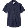 imageAmazon Essentials Mens SlimFit ShortSleeve Pocket Oxford Shirt  Discontinued ColorsNavy