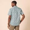 imageAmazon Essentials Mens Vacation Cotton ButtonDown Resort Shirt Short SleeveBlue Floral