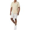 imageAmazon Essentials Mens Vacation Cotton ButtonDown Resort Shirt Short SleeveKhaki Brown