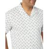 imageAmazon Essentials Mens Vacation Cotton ButtonDown Resort Shirt Short SleeveLight Blue Bird Print