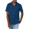 imageAmazon Essentials Mens Vacation Cotton ButtonDown Resort Shirt Short SleeveNavy