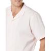 imageAmazon Essentials Mens Vacation Cotton ButtonDown Resort Shirt Short SleevePink