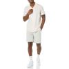 imageAmazon Essentials Mens Vacation Cotton ButtonDown Resort Shirt Short SleevePink