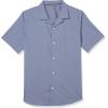imageAmazon Essentials Mens Vacation Cotton ButtonDown Resort Shirt Short SleeveWashed Blue