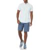 imageAmazon Essentials Oxford Shirts for Men  RegularFit ShortSleeveBlue Stripe
