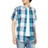 Teal Blue White Large Plaid