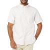 imageAmazon Essentials Mens SlimFit Short Sleeve Stretch Oxford Shirt with PocketPale Pink