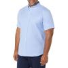 imageAmazon Essentials Mens SlimFit Short Sleeve Stretch Oxford Shirt with PocketPowder Blue