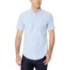 imageAmazon Essentials Mens SlimFit ShortSleeve Pocket Oxford Shirt  Discontinued ColorsBlue