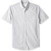 imageAmazon Essentials Mens SlimFit ShortSleeve Pocket Oxford Shirt  Discontinued ColorsGrey