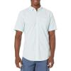 imageAmazon Essentials Oxford Shirts for Men  RegularFit ShortSleeveBlue Stripe