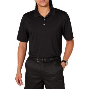 imageAmazon Essentials Mens Golf Polo Shirt MoistureWicking Quick Dry Short SleeveBlack
