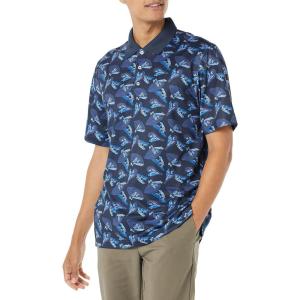 imageAmazon Essentials Mens Golf Polo Shirt MoistureWicking Quick Dry Short SleeveBlue Frogs