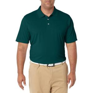 imageAmazon Essentials Mens Golf Polo Shirt MoistureWicking Quick Dry Short SleeveDark Green